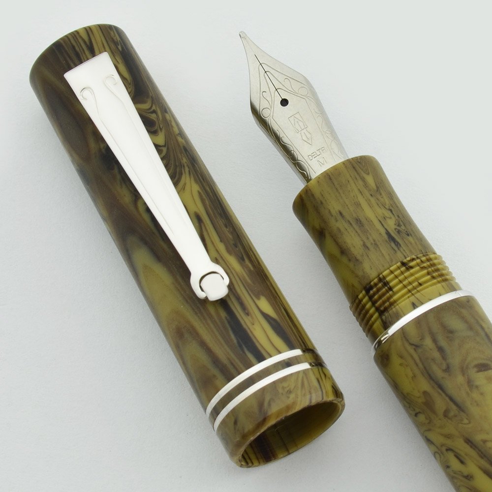 Delta The Journal Fountain Pen Matte Resin Finishes, Four Colors